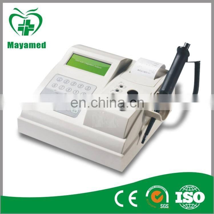 MY-B031 Professional single / double channel blood coagulation analyzer for hospital