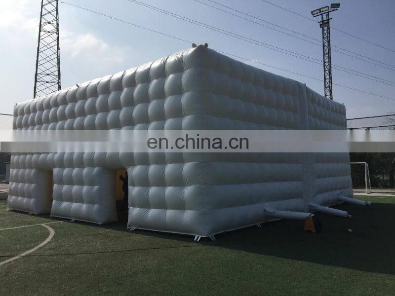 Large white event inflatable dome tent with two entrances, cheap seal inflatable igloo tent for sport competition and party game