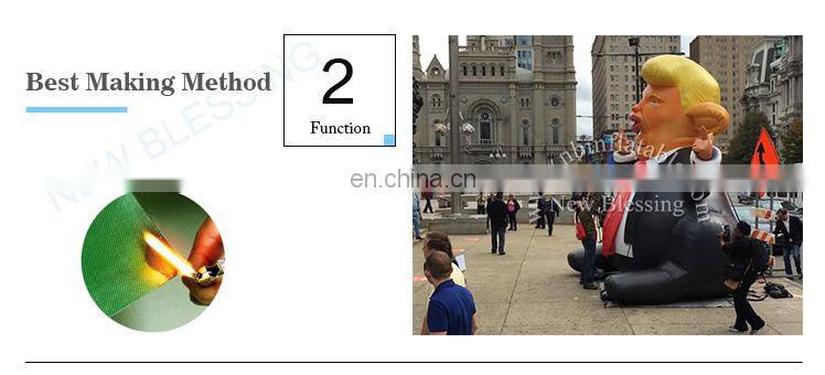 PVC/ Oxford cloth big inflatable trump rat ballon in Philadeplphia NB006-2