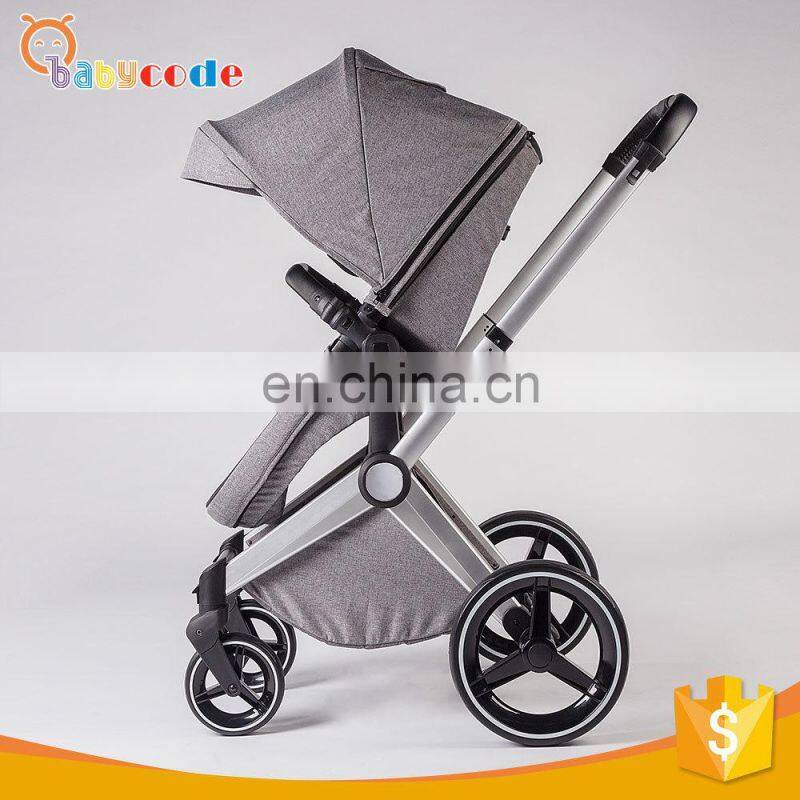 luxury 3 in 1 leather bar 0-36 Months baby strollers with carseat