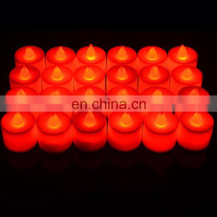 2020 amazon best seller wedding decorative colorful small led candles for wedding proposal