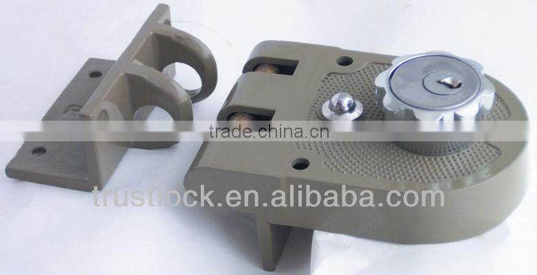 J2662 GL:Heavy Duty Zinc Alloy Jimmy Proof Brass cylinder