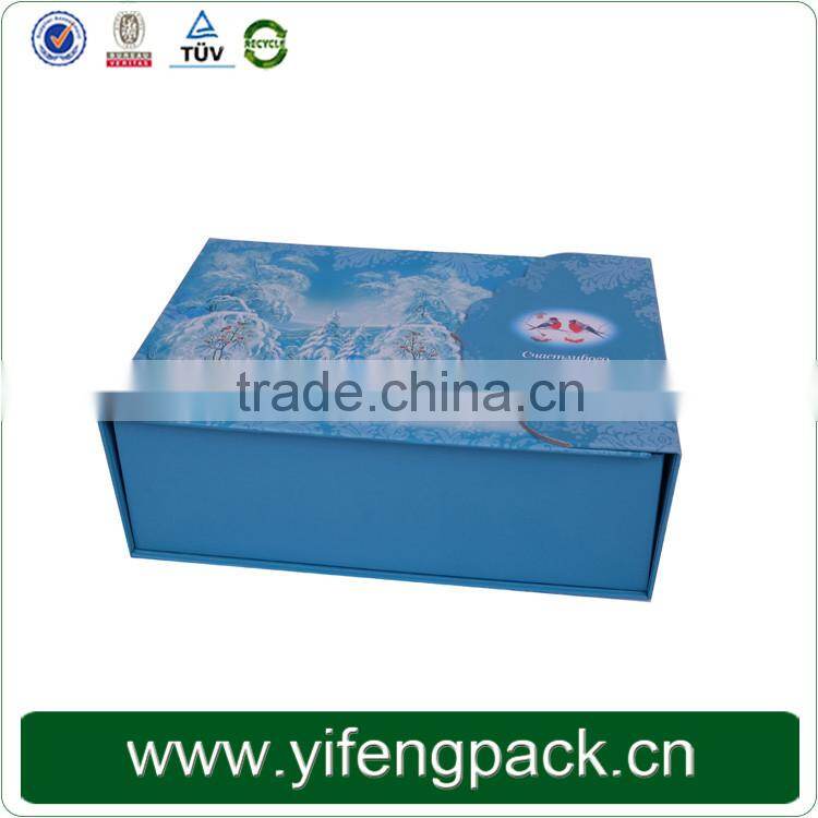 Wholesale custom printed Decorative China recycled handmade empty Christmas gift boxes