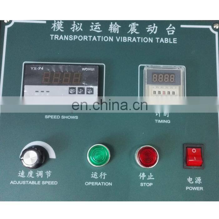 Carton Package Reliability Test Simulation Transport Vibration Testing Machine, Simulated Transport Vibration Tester for Package