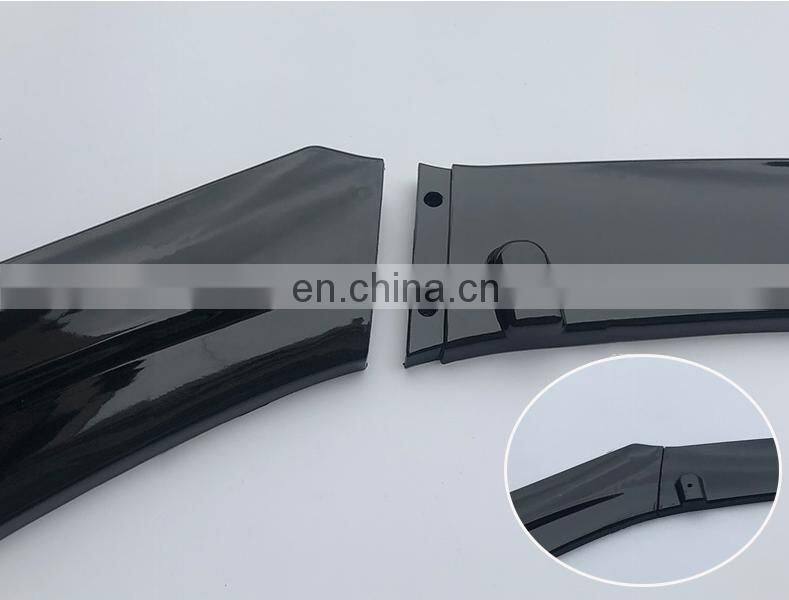 Factory Directly Supply Other Auto Parts Car Accessories ABS Material Black/Carbon Fiber Color Universal Front Lip For All Cars