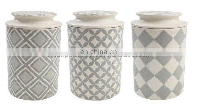 white color canister sets