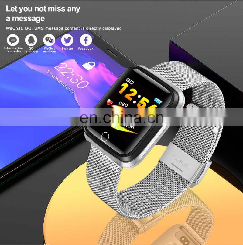 LIGE BW0063 Women Smart Watch Sport Bracelet IP67 Waterproof Heart Rate Monitor Watch Led