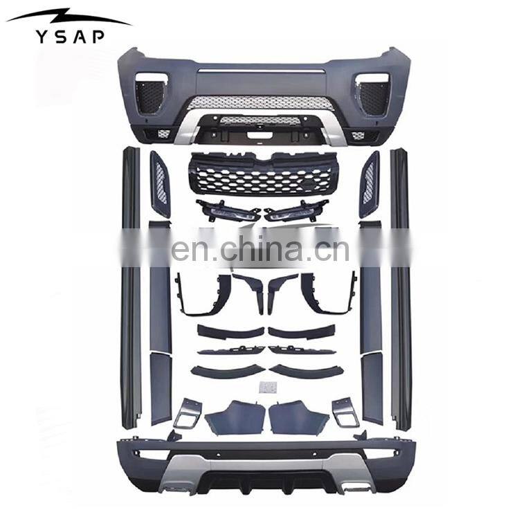Factory price facelift Dynamic style body kit for 10-16 Evoque upgrade to 2016 Dynamic kit