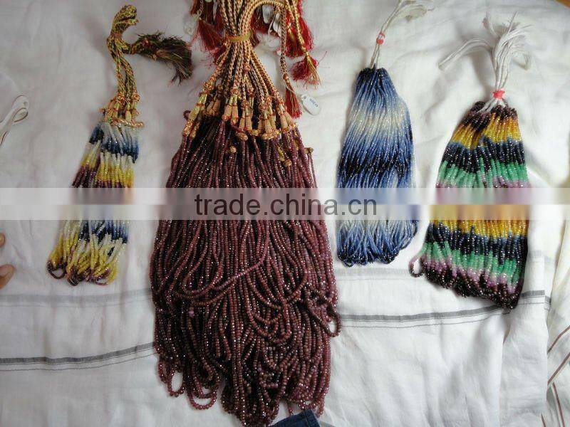 Emerald faceted precious and semi precious stones sapphire beads