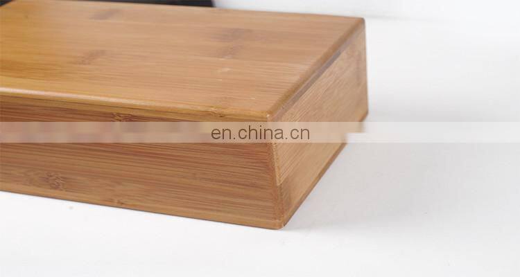 Bamboo Yoga Block ,Support Brick to Deepen Poses, Improve Strength and Aid Balance and Flexibility