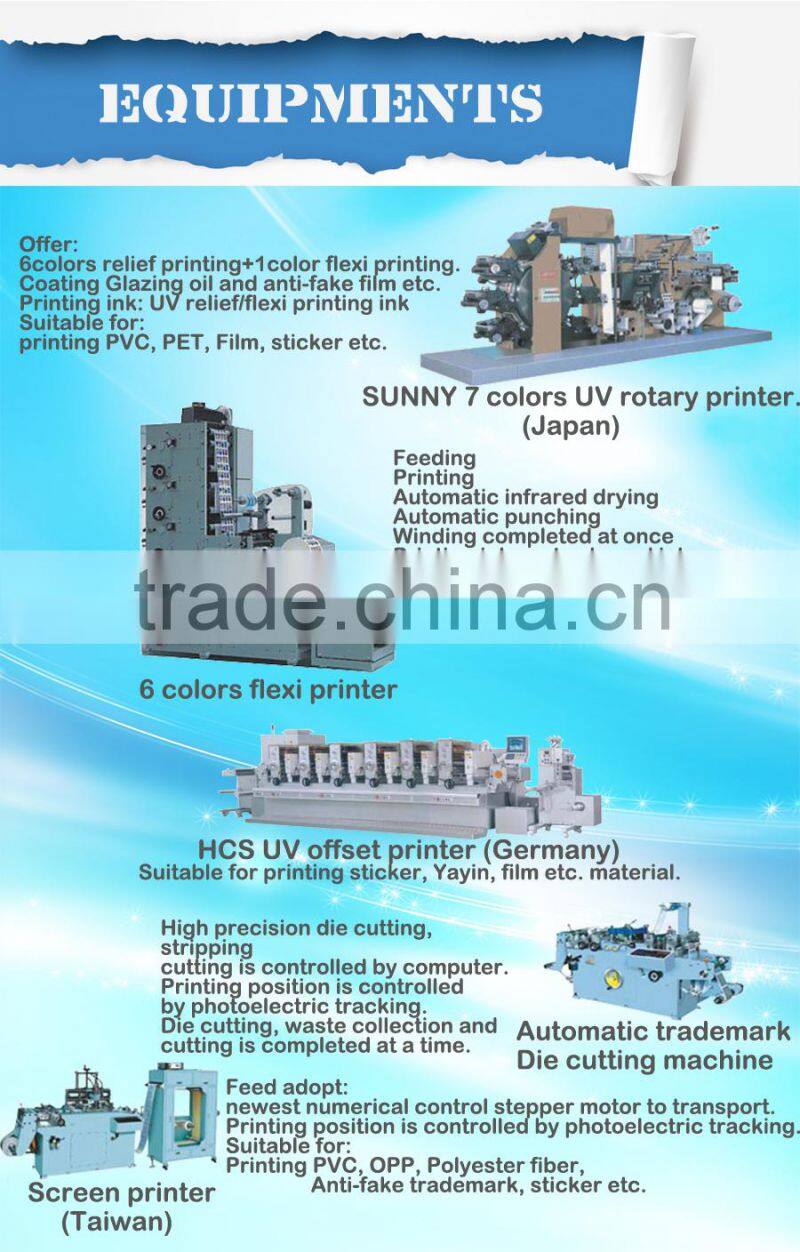 Color paper printing thermal paper rolls tickets