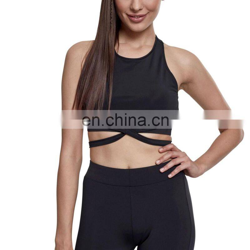 Breathable Compression Sexy Yoga Bra Crop Top Cheap Blank Crane Sports