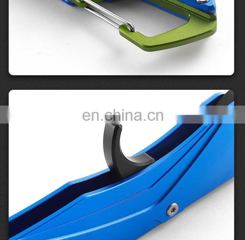 New outdoor fishing tackle gun type fish control pliers aluminum alloy luya fish mouth pliers