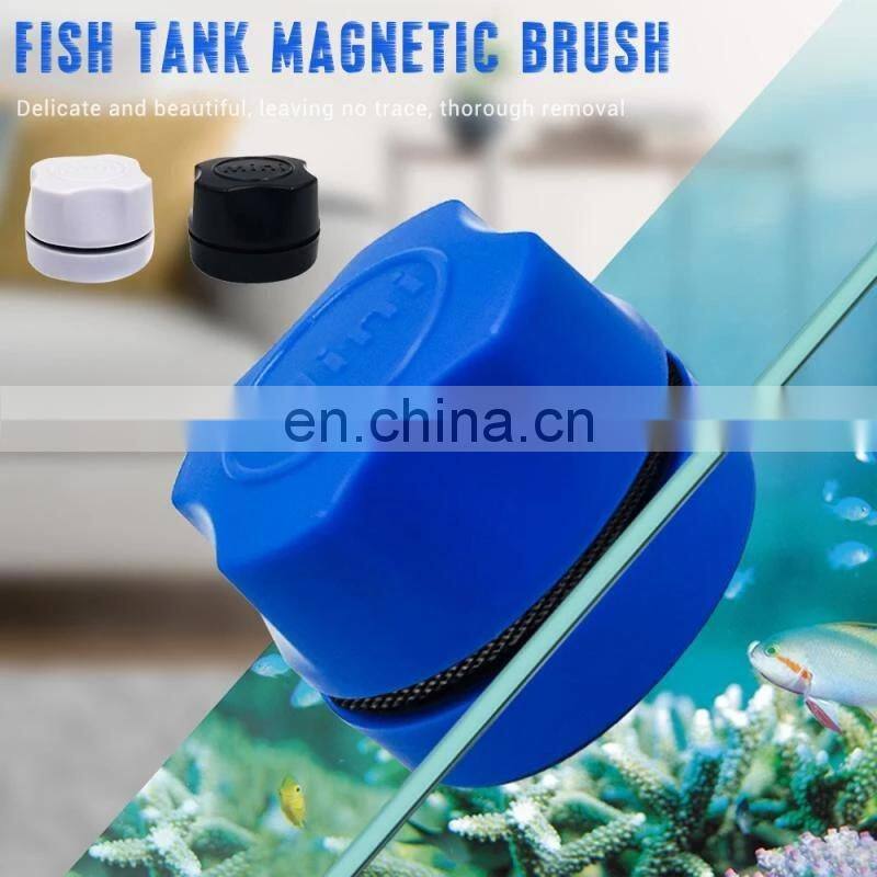 Pet Fish Aquarium Accessories Cleaning Tools Magnetic Aquarium Fish Tank Brush Clean Glass Window Algae Scraper Cleaner Scrubber