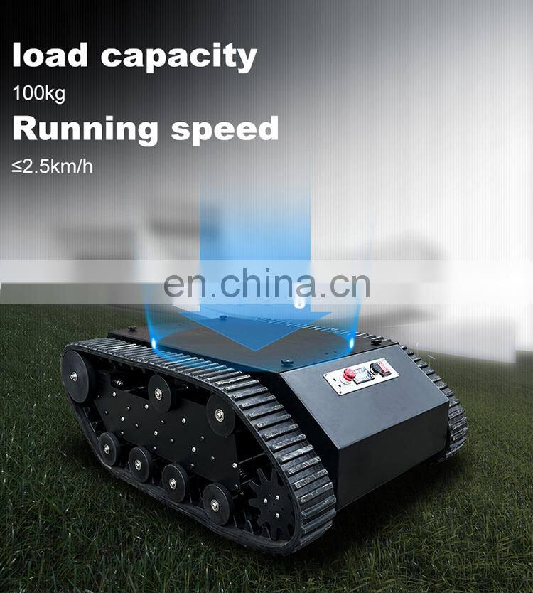 rubber track kit remote controlled vehicle platform delivery robot outdoor