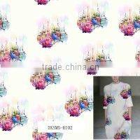 2015The new printed silk clothing fabrics
