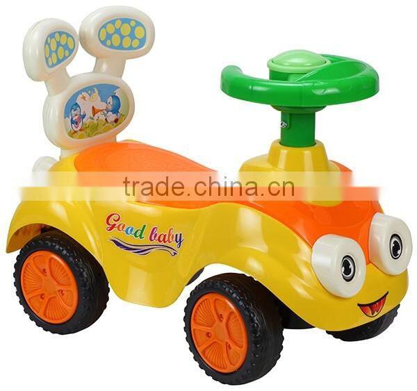 Hor Sale Music Kids or Baby Plastic Ride On ToyCar BM81-50Q(yellow)