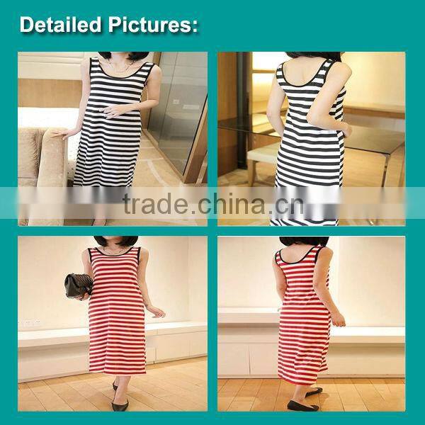 2014 Summer New Stripe Condole Belt Dress