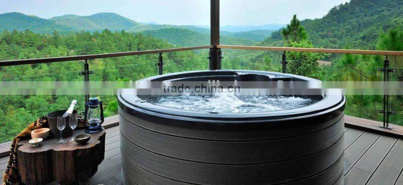Eco-friendly durable outdoor WPC deck flooring with best price and profesional service