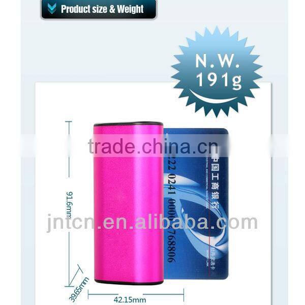 6000-8400mAh unique Trilateral+Cupula high capacity portable USB mobile phone charger power bank for Smartphones MP014