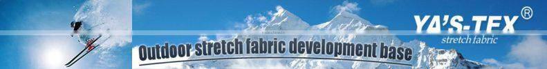 Polyester 4 way stretch cation fabric for outdoor fabric