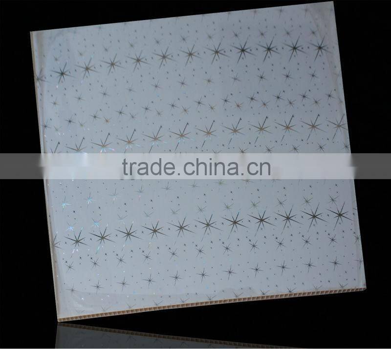 59.5cm flower design pvc ceiling& paneling for house design China manufacturer