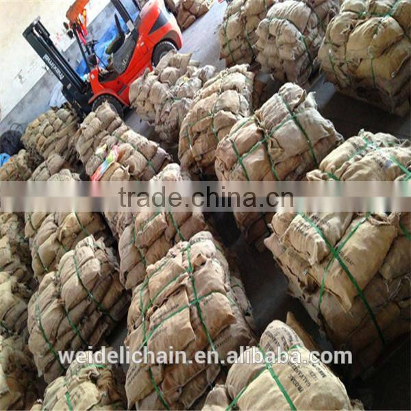 supply black treatment carbon steel anchor link chain