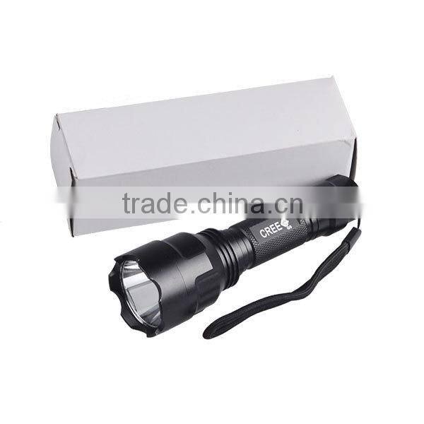 C8 XM-L LED T6 Torch Rechargeable Battery 5 Mode Flashlight 1000 lumens