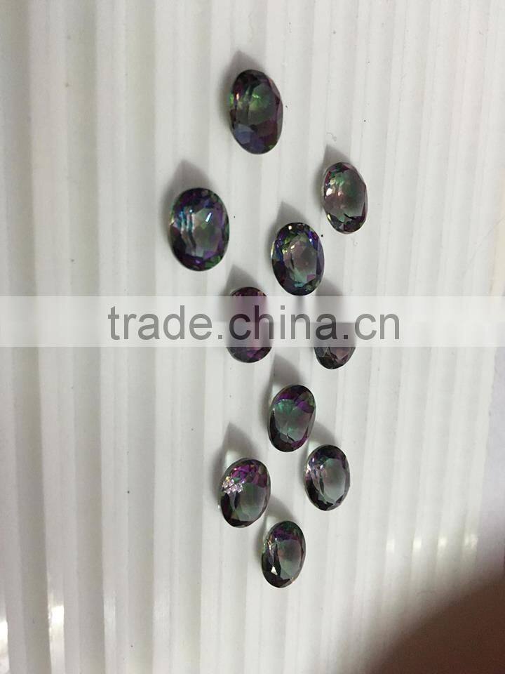 Mystic Topaz Oval shape Gemstones