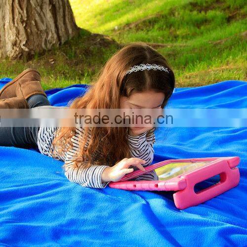 Soft EVA Foam Kids Child Proof Hot Pink Kickstand Case for iPad mini