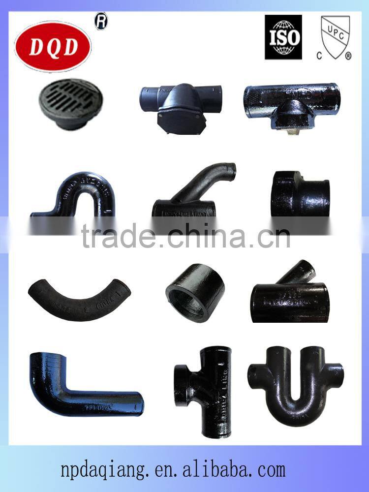 2015 High Quality New Hubless Cast Iron Pipe and Fitting