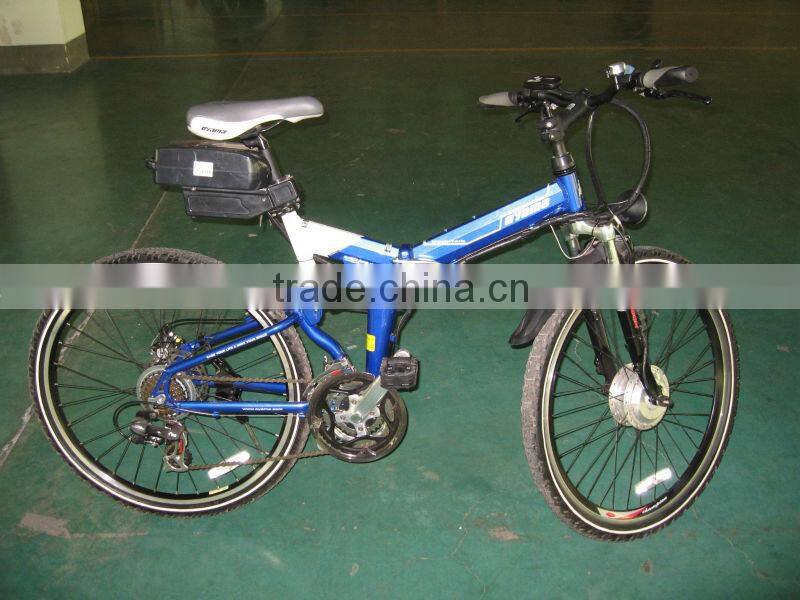 folding electric mountain bike