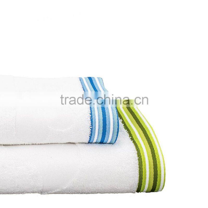 Wholesale 100%Cotton White Fancy Palais Royale Hotel Bath Towel