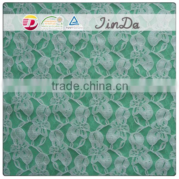 Fashionable swiss voile white wedding lace for clothes making
