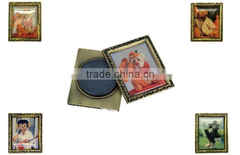 3d custom soft pvc fridge magnet car