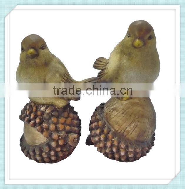 home decoration ceramic bird figurine