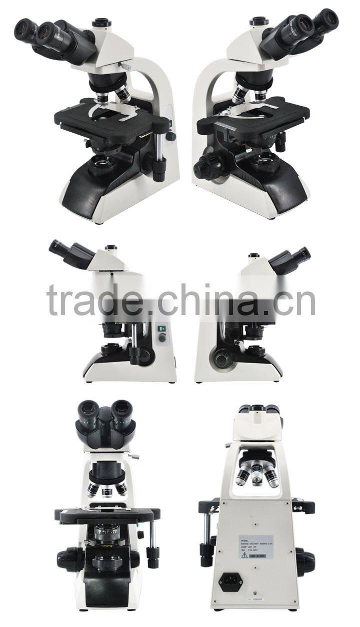 ZHONGXUN ZX71MM Hot High Quality Trinocular Drawtube Biological Microscope Theory Microscope 40X-1000X