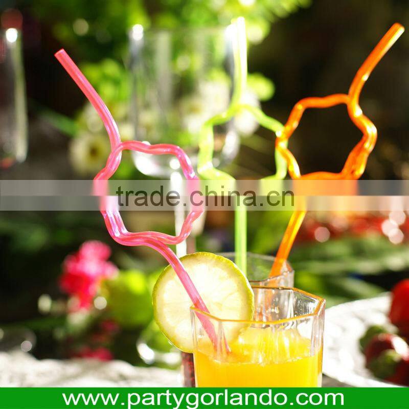 fancy bear topper volution PVC swizzle cocktail drink straws