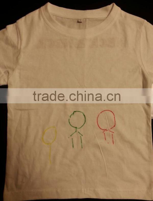 Diy T-shirt with color pen for 8 years old kids