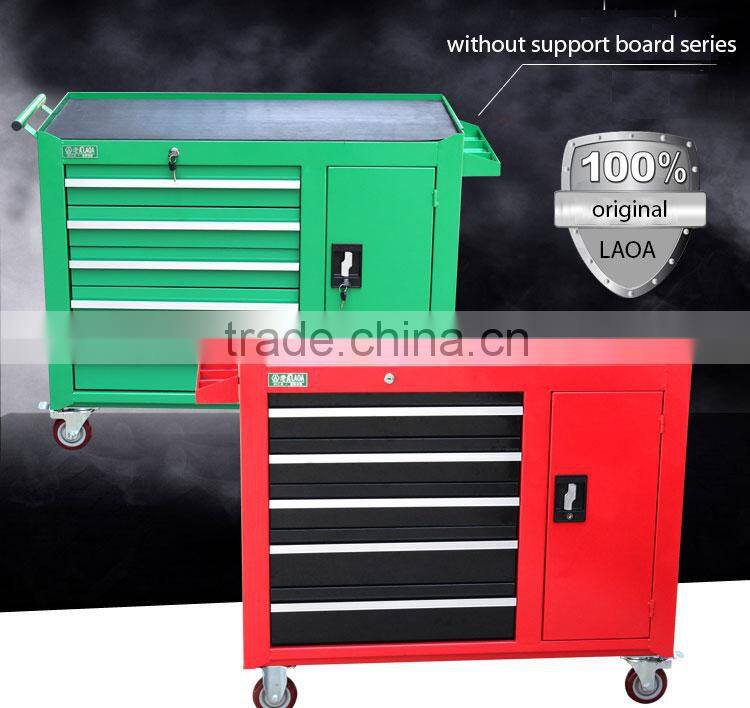 LAOA heavy duty tool trolley with support plate 5drawers tool trolley
