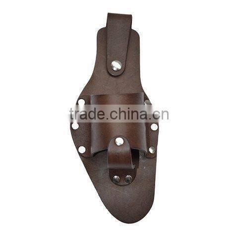 New Arrival Fashion International Handmade Black Leather Beer Bottle Holster