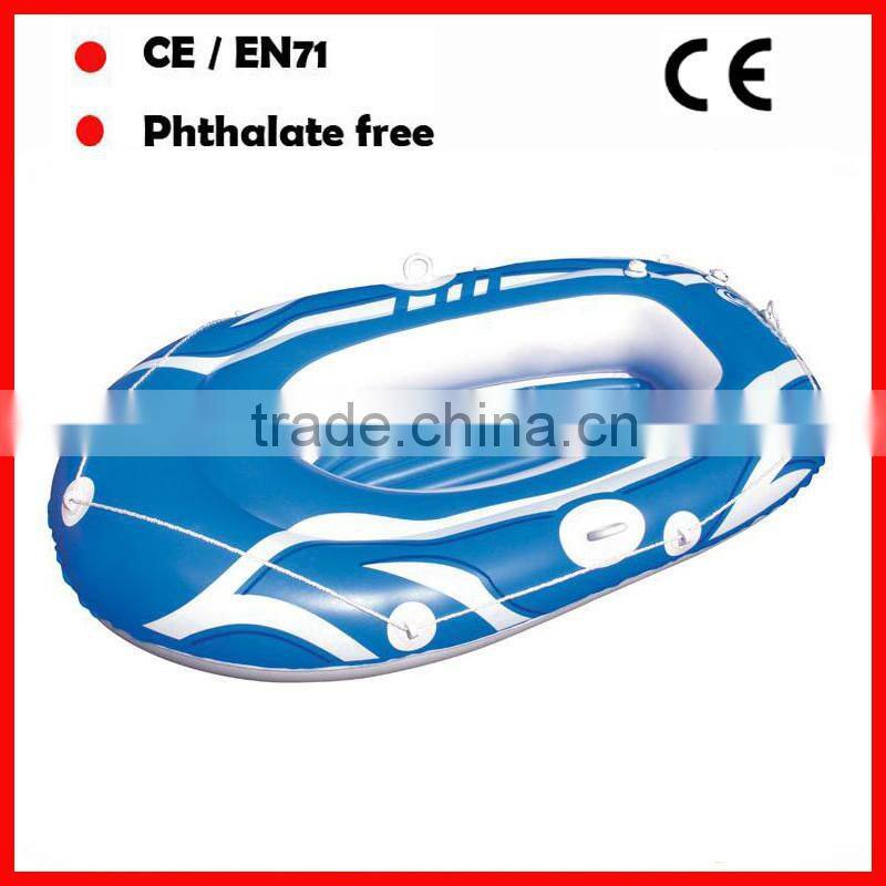 Durable PVC inflatable boats with ropes