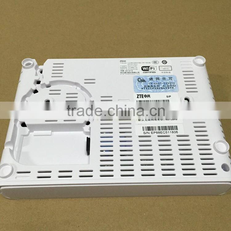 ZTE EPON ONU F427 with 4 Ethernet ports 2 voice ports wireless ONU F460 V5.0 firmware
