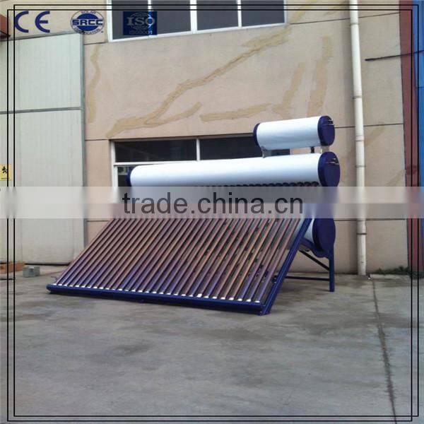 Large Capacity Vacuum Tube Solar Energy Heating System for Korea