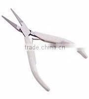 Long pointed nose pliers spring,White Molded Handle SM-3102