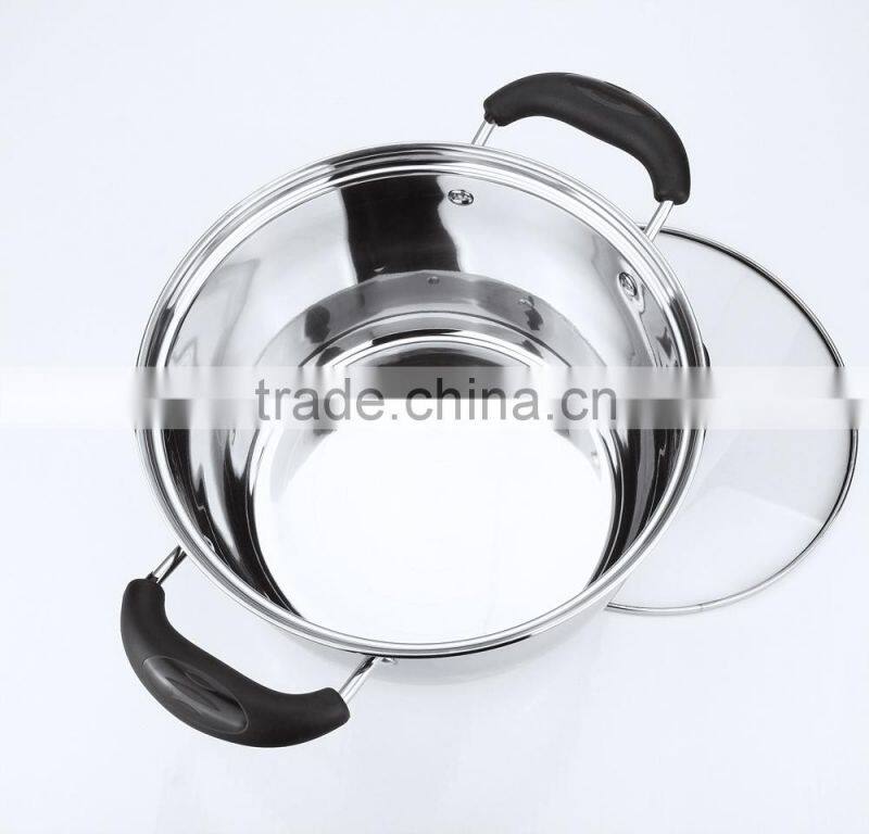 hot new products 2015 italian stainless steel cookware stock pot set