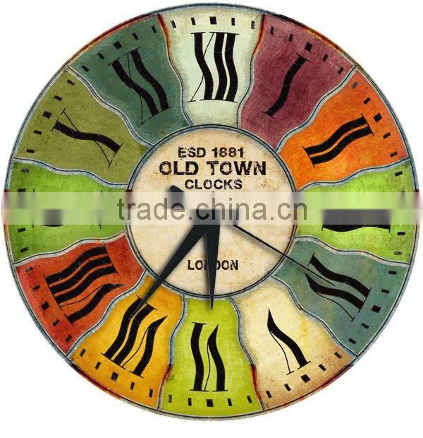 Promotional smart wood wall clock for craft