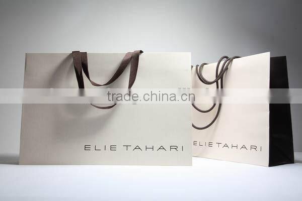 Foldable art paper bag luxury paper bags large shopping bags