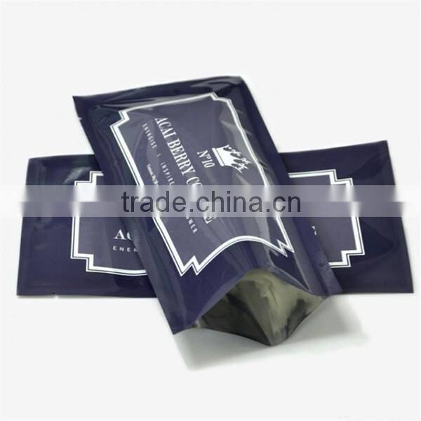 High quality aluminium coffee bags with zip lock