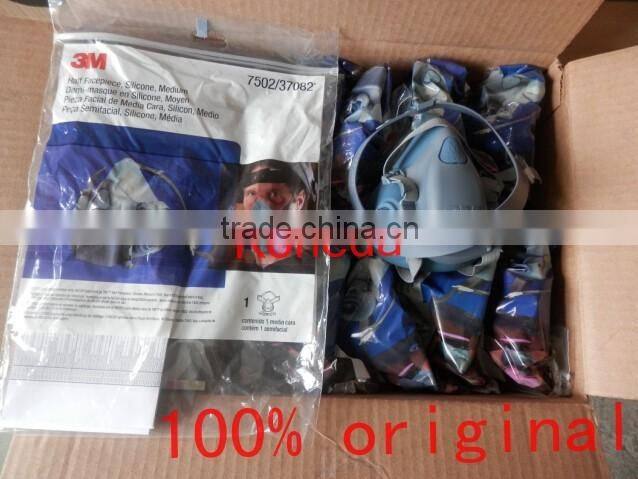 100% original/Genuine 3M 7502 mask 3M half face mask 3M Silicone mask Made in USA